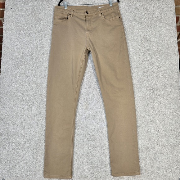 The Perfect Jean Nyc Other - The Perfect Jean TPJ Jeans Mens 34x34 (fit 35x33) Slim Thick khaki tan stretch